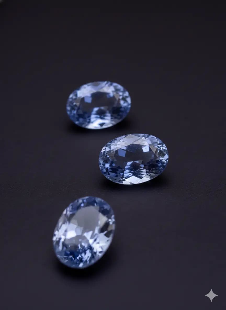 Blue sapphire gemstones